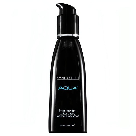 Wicked Aqua - Water Based Lubricant - 120 ml (4 oz) Bottle - Btantalized.com.au