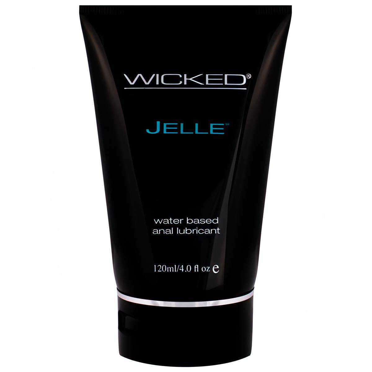 Wicked Jelle - Water Based Anal Lubricant - 120 ml (4 oz) Bottle - Btantalized.com.au