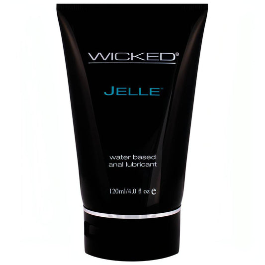 Wicked Jelle - Water Based Anal Lubricant - 120 ml (4 oz) Bottle - Btantalized.com.au