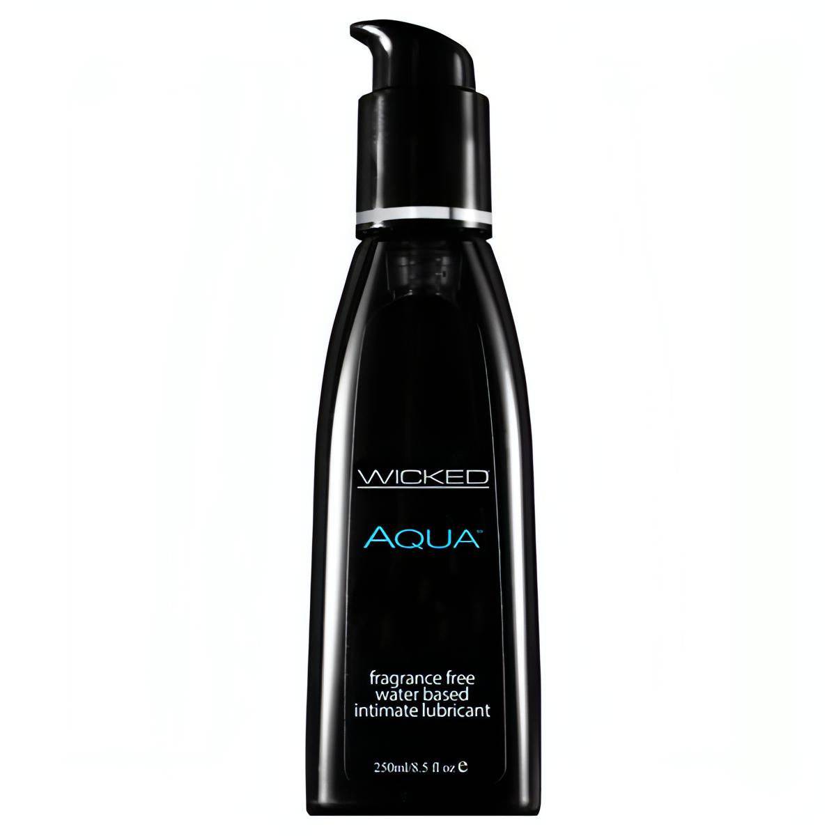 Wicked Aqua - Water Based Lubricant - 250 ml (8.5 oz) Bottle - Btantalized.com.au