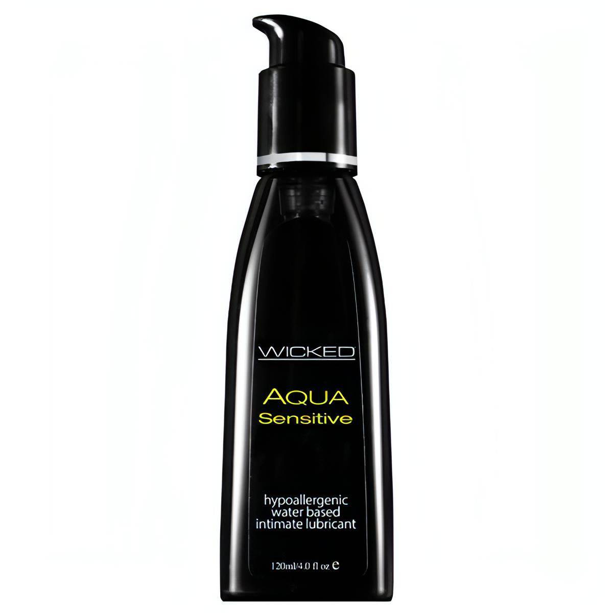 Wicked Aqua Sensitive - Water Based Lubricant - 120 ml (4 oz) Bottle - Btantalized.com.au