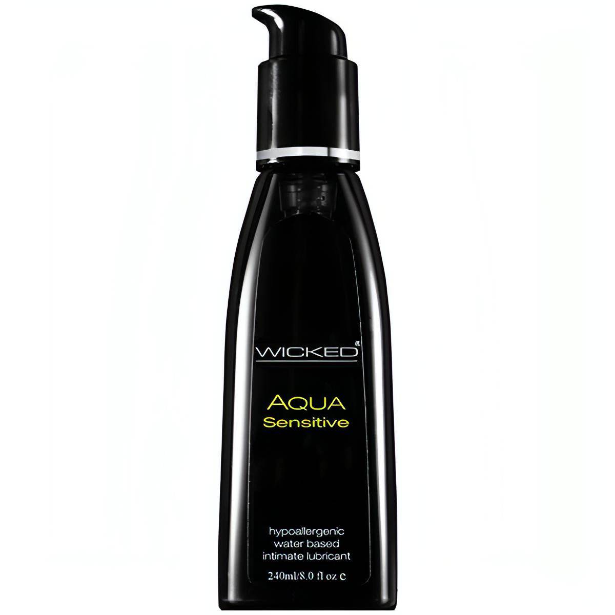 Wicked Aqua Sensitive - Water Based Lubricant - 240 ml (8 oz) Bottle - Btantalized.com.au