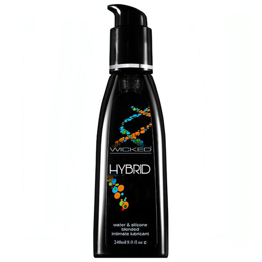Wicked Hybrid - Water & Silicone Blended Lubricant - 240 ml Bottle - Btantalized.com.au