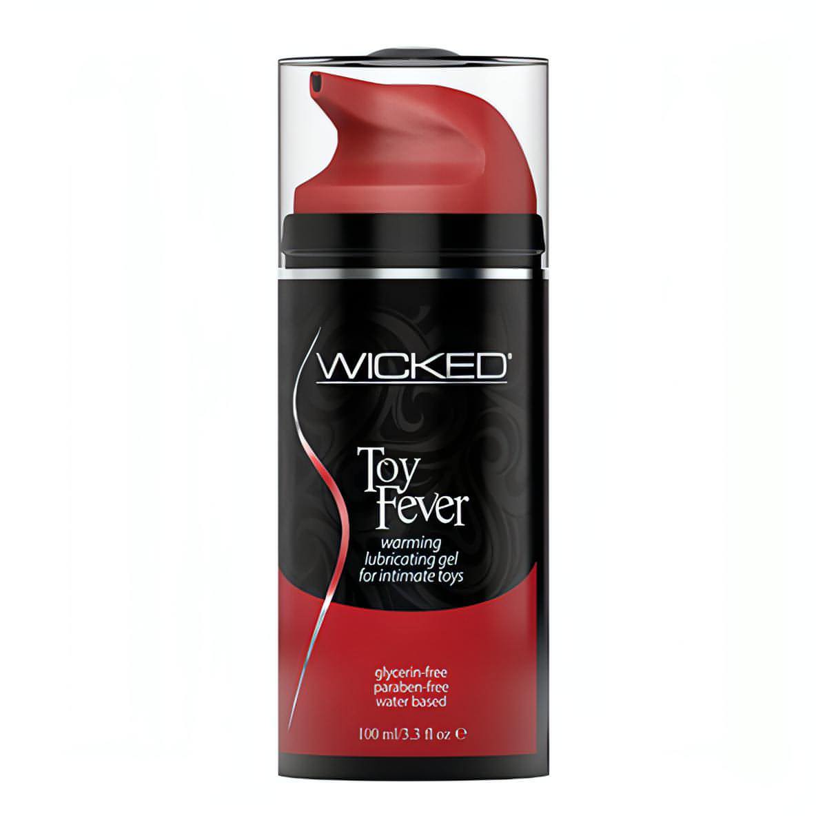 Wicked Toy Fever - Warming Glycerin Free Water Based Lubricant - 100 ml (3.3 oz) Bottle - Btantalized.com.au