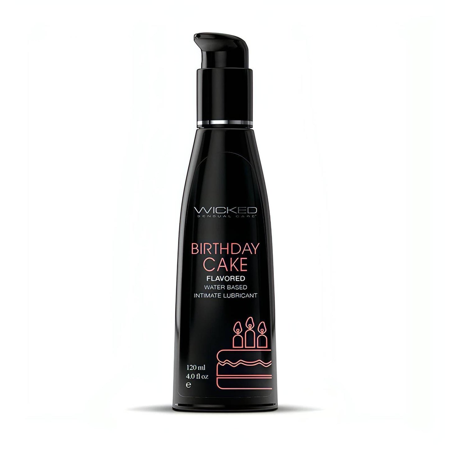 Wicked Aqua Birthday Cake - Birthday Cake Flavoured Water Based Lubricant - 120 ml (4 oz) Bottle - Btantalized.com.au