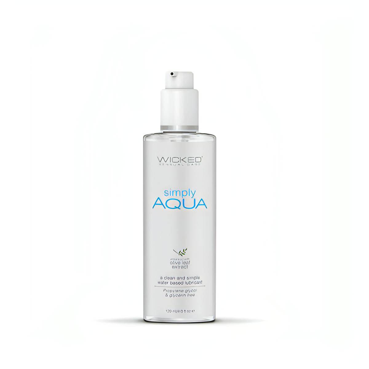 Wicked Simply Aqua - Water Based Lubricant - 120 ml (4 oz) Bottle - Btantalized.com.au