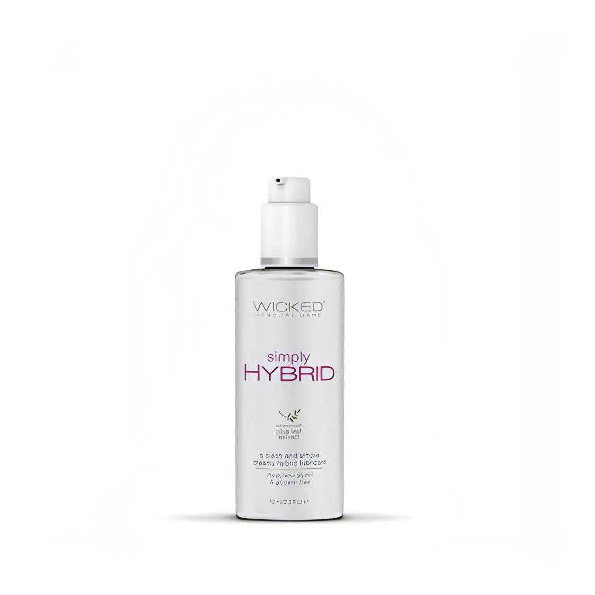 Wicked Simply Hybrid - Water & Silicone Blended Lubricant - 70 ml (2.3 oz) Bottle - Btantalized.com.au