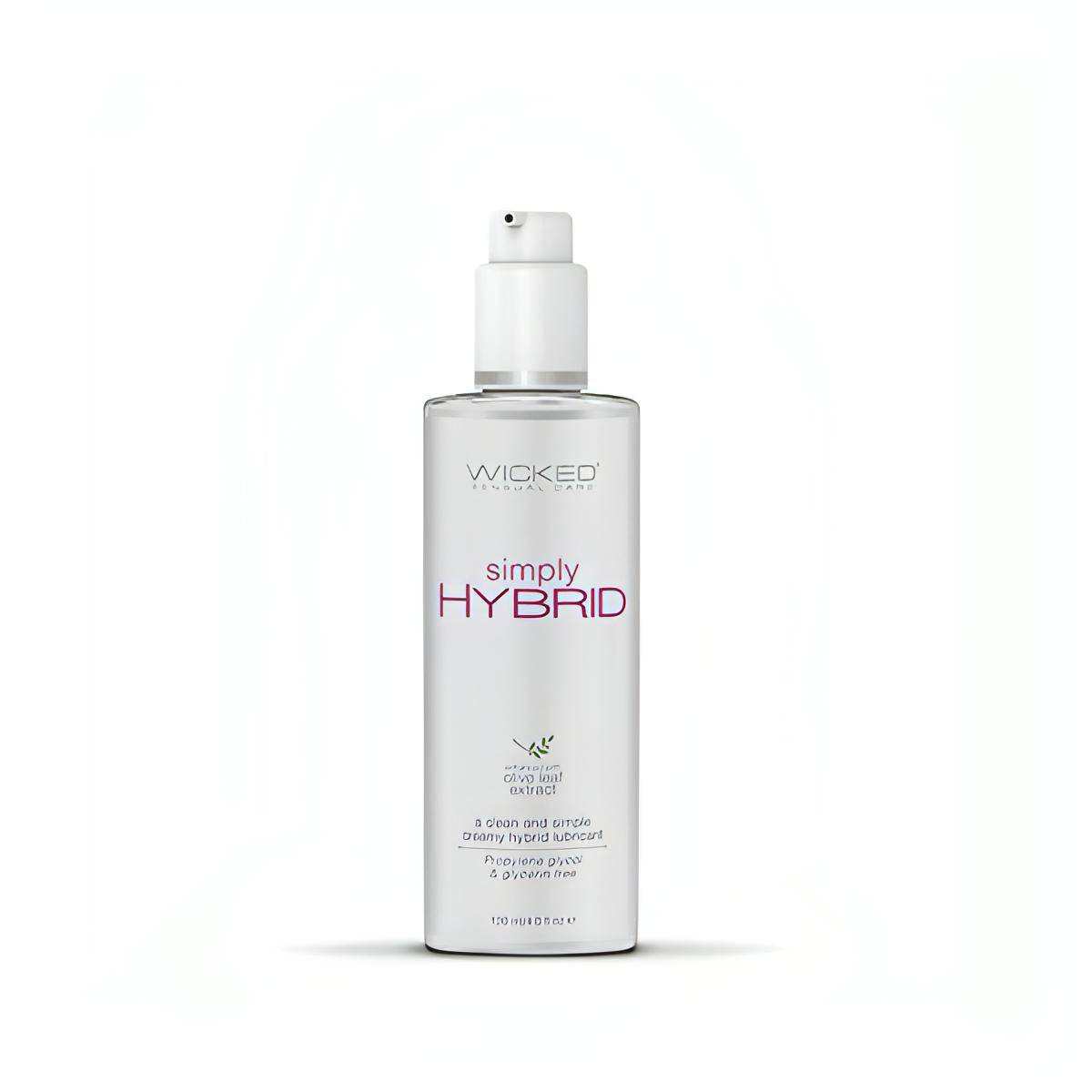 Wicked Simply Hybrid - Water & Silicone Blended Lubricant - 120 ml (4 oz) Bottle - Btantalized.com.au