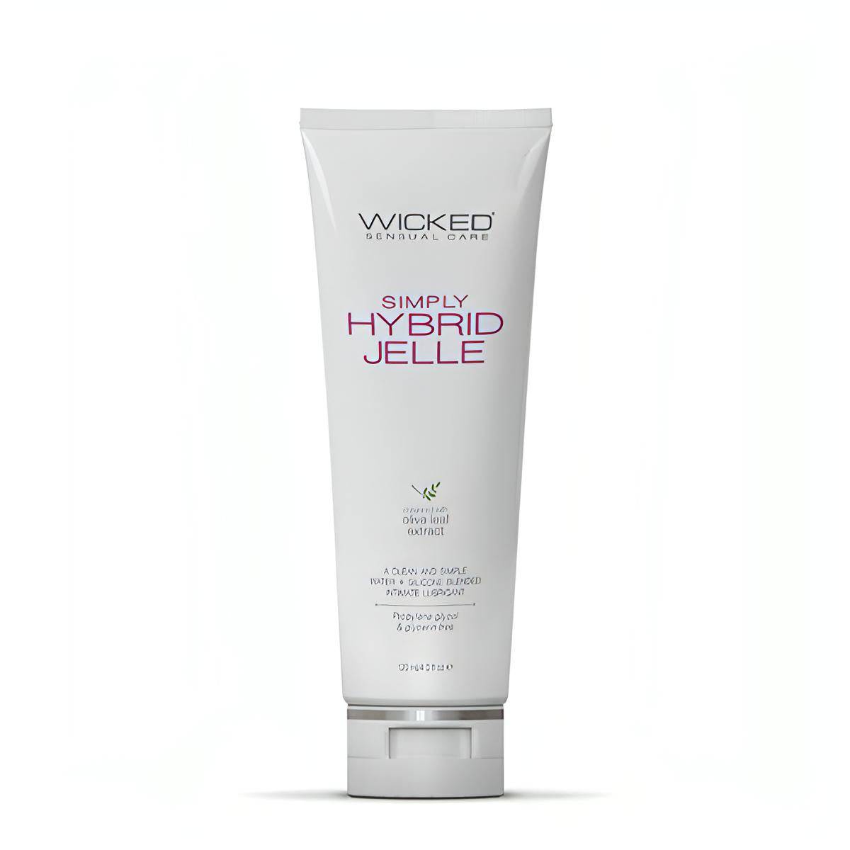 Wicked Simply Hybrid Jelle - Water & Silicone Blended Anal Lubricant - 120 ml Bottle - Btantalized.com.au