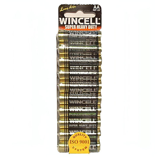 Wincell Aa Super Heavy Duty Batteries - Super Heavy Duty Batteries - AA 10 Pack - Btantalized.com.au