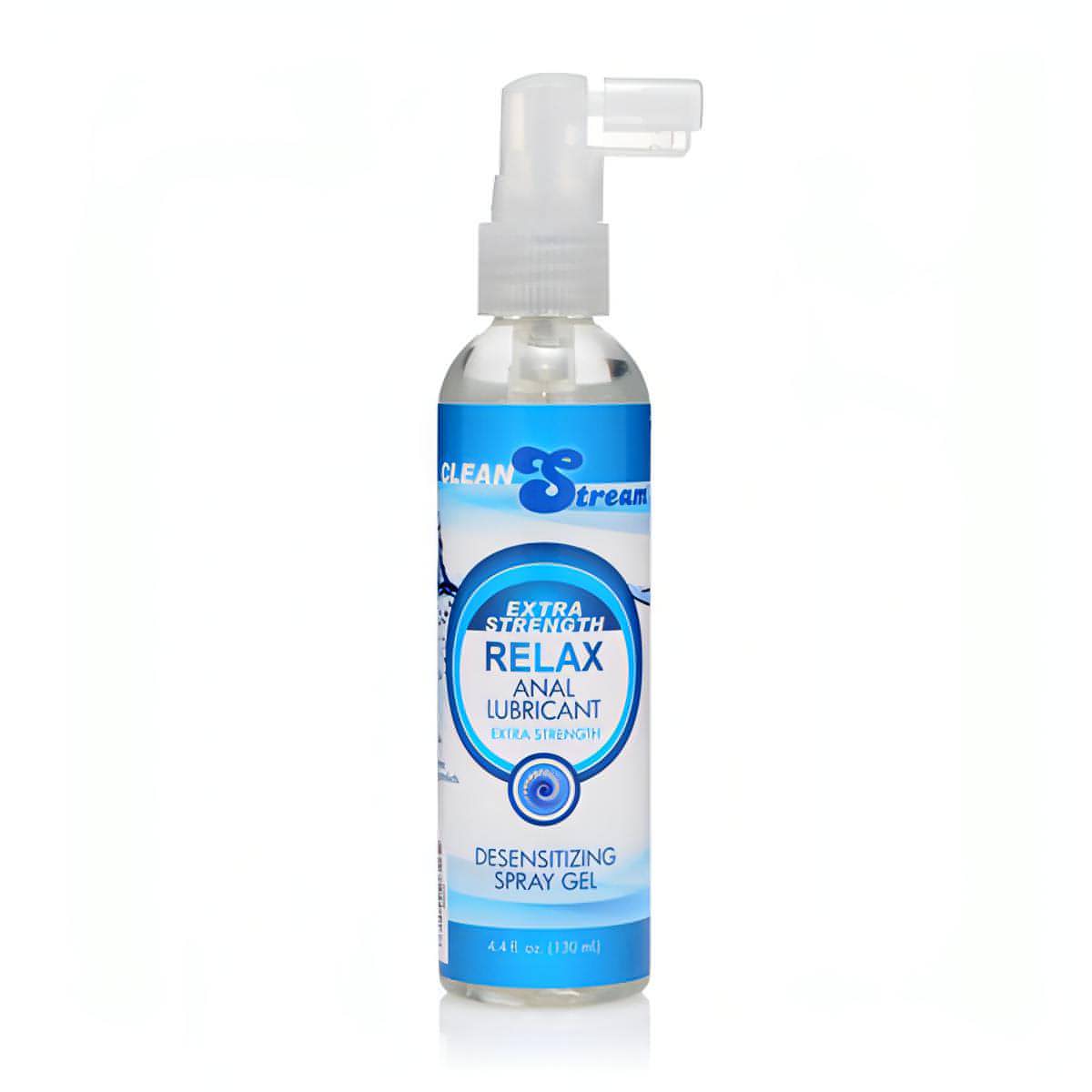 CleanStream Relax Extra Strength Anal Lubricant - Desensitising Anal Gel - 130 ml Bottle - Btantalized.com.au