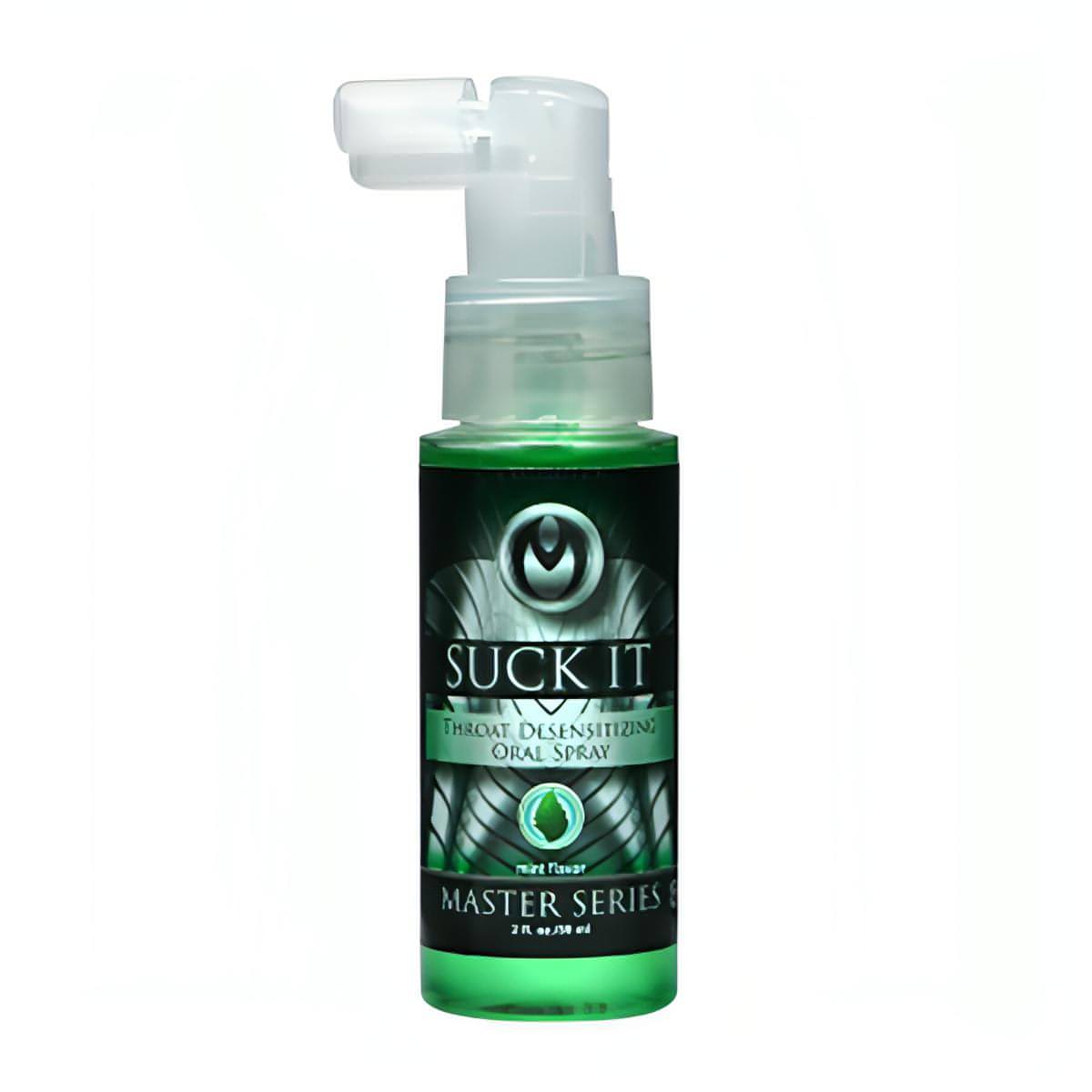 Master Series Suck It - Mint Flavoured Deep Throat Spray - 59 ml - Btantalized.com.au
