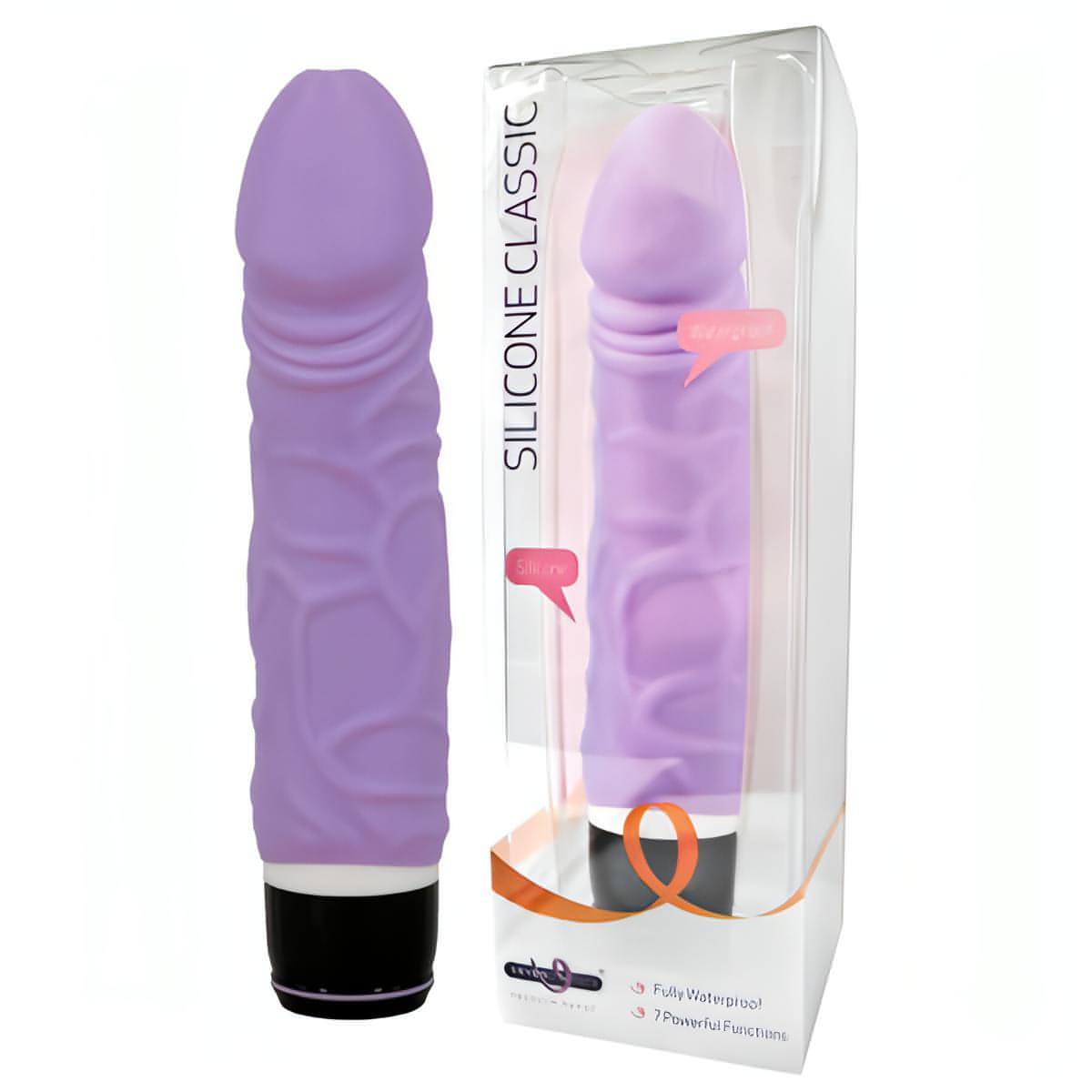 Silicone Classic -  17 cm (6.75'') Vibrator - Btantalized.com.au
