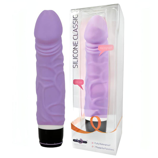 Silicone Classic -  17 cm (6.75'') Vibrator - Btantalized.com.au
