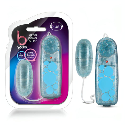 B Yours Glitter Power Bullet -  - Glitter  5.5 cm Bullet - Btantalized.com.au