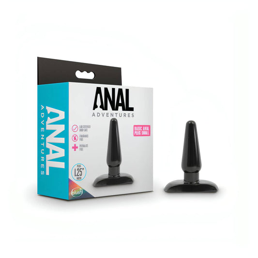Anal Adventures Basic Anal Plug - Small -  10.8 cm Butt Plug - Btantalized.com.au