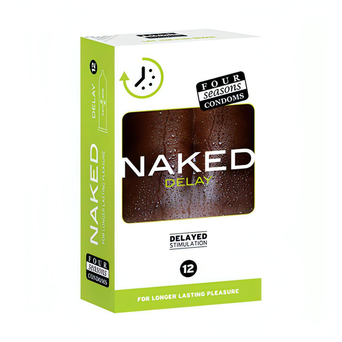 Four Seasons Naked Delay - Ultra Thin Condoms - 12 Pack - Btantalized.com.au