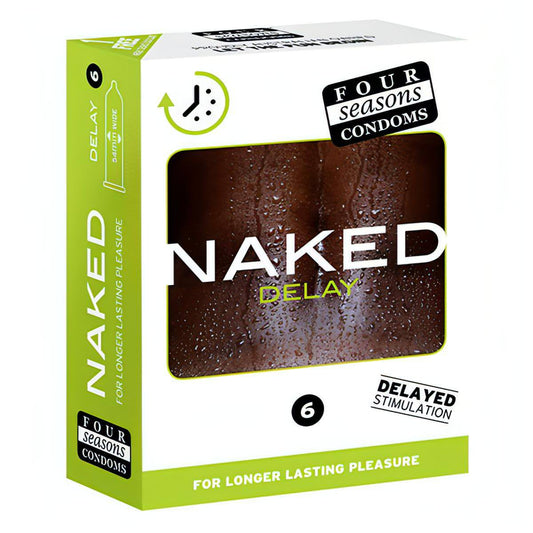 Four Seasons Naked Delay - Ultra Thin Condoms - 6 Pack - Btantalized.com.au