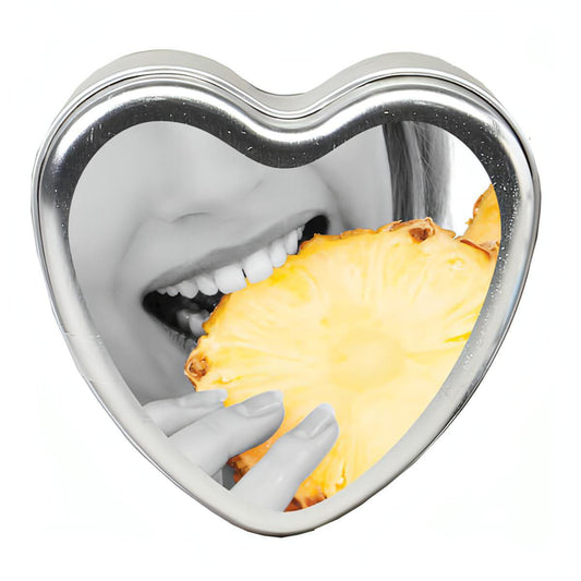 Edible Massage Candle - Tropical Pineapple Flavoured - 113 g - Btantalized.com.au