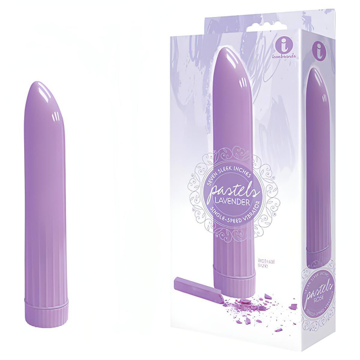 The 9's Pastel Vibes - Lavender 17.8 cm (7'') Vibrator - Btantalized.com.au