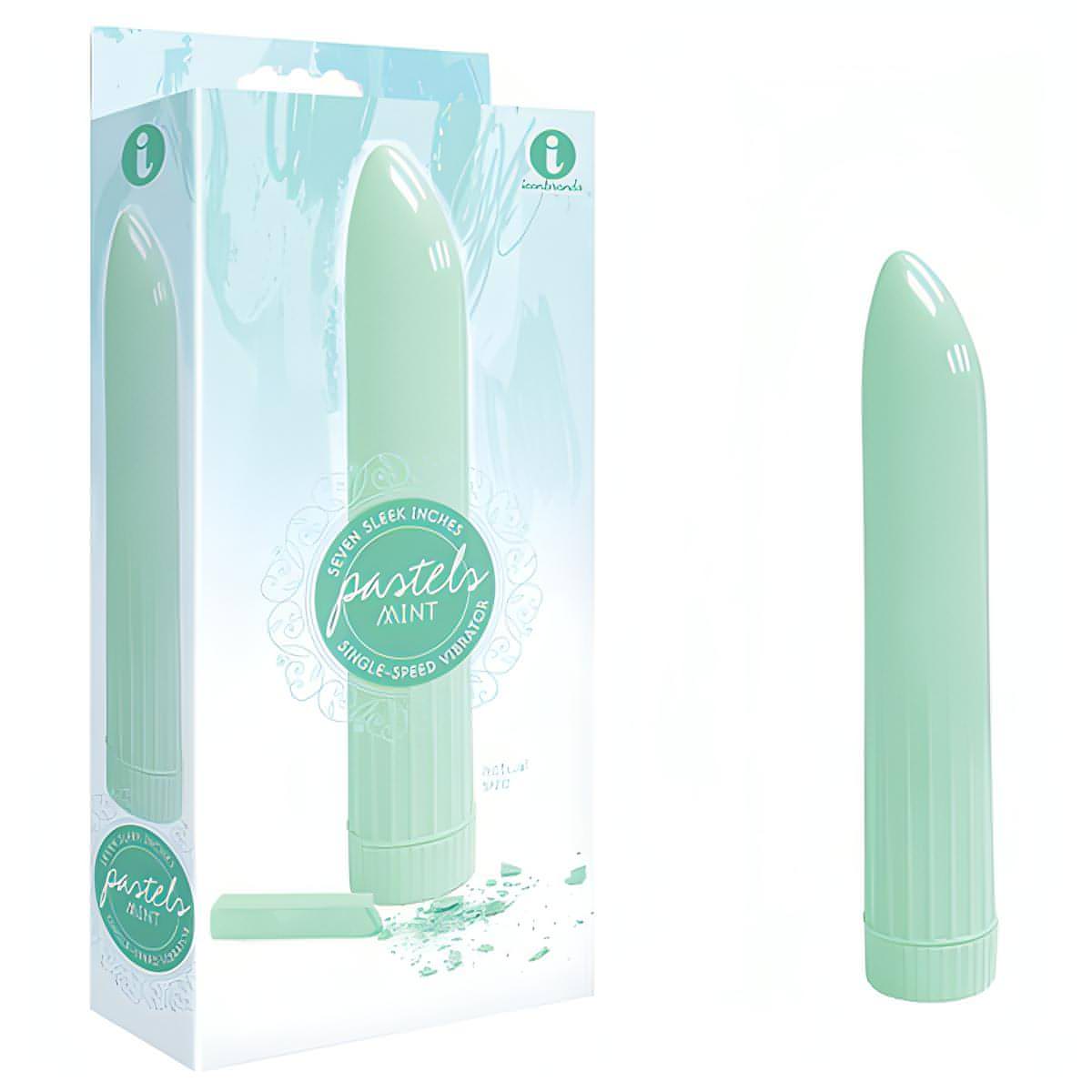 The 9's Pastel Vibes - Mint Green 17.8 cm (7'') Vibrator - Btantalized.com.au