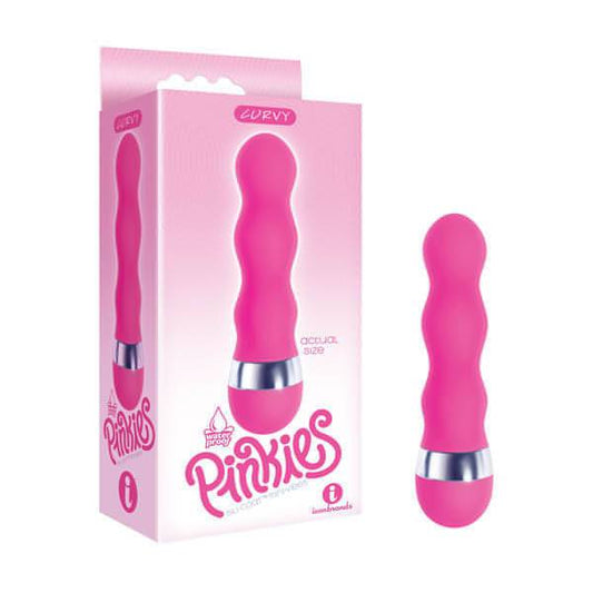 The 9's Pinkies, Curvy -  11.4 cm (4.5'') Vibrator - Btantalized.com.au