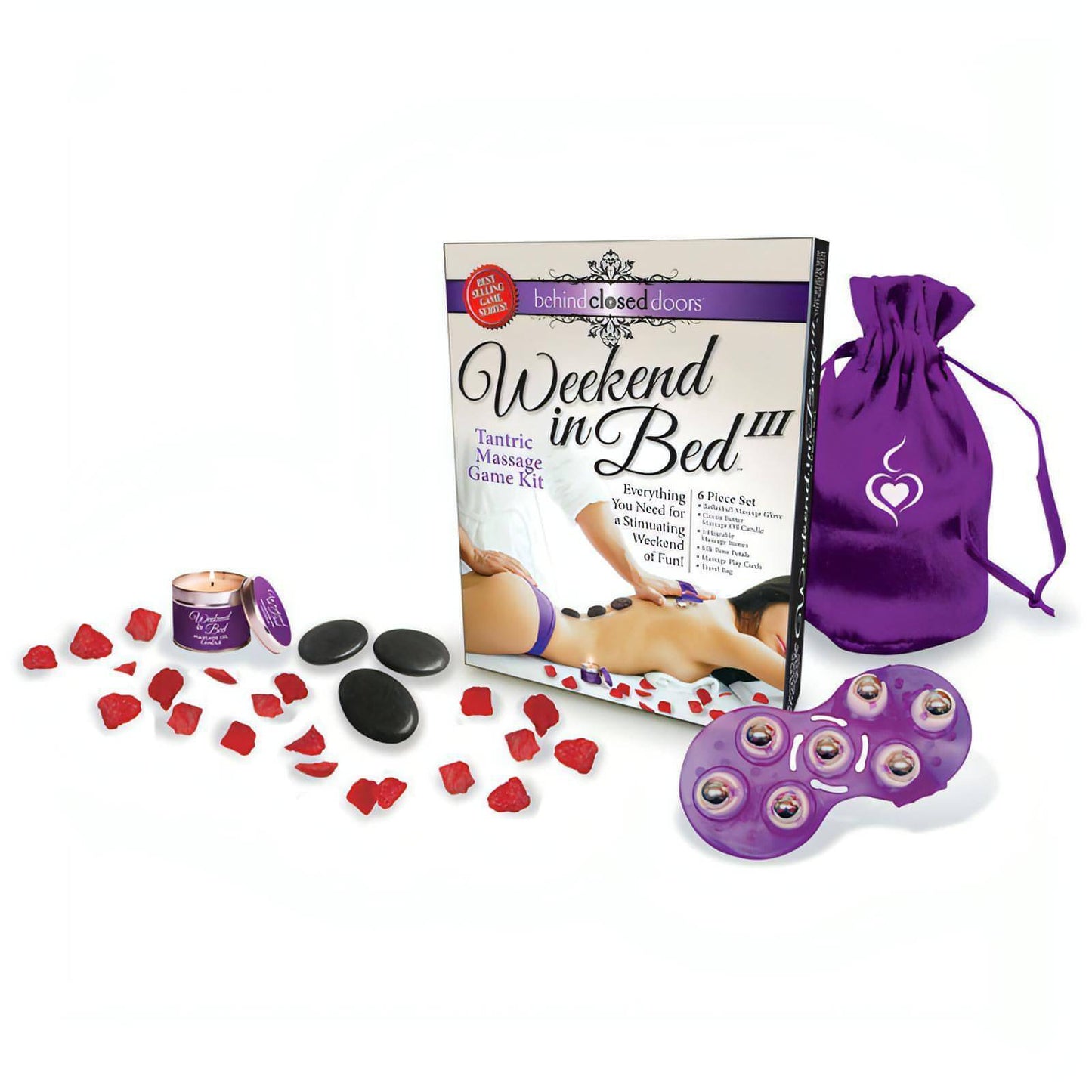 Behind Closed Doors - Weekend In Bed III - Tantric Massage Game Kit - Btantalized.com.au