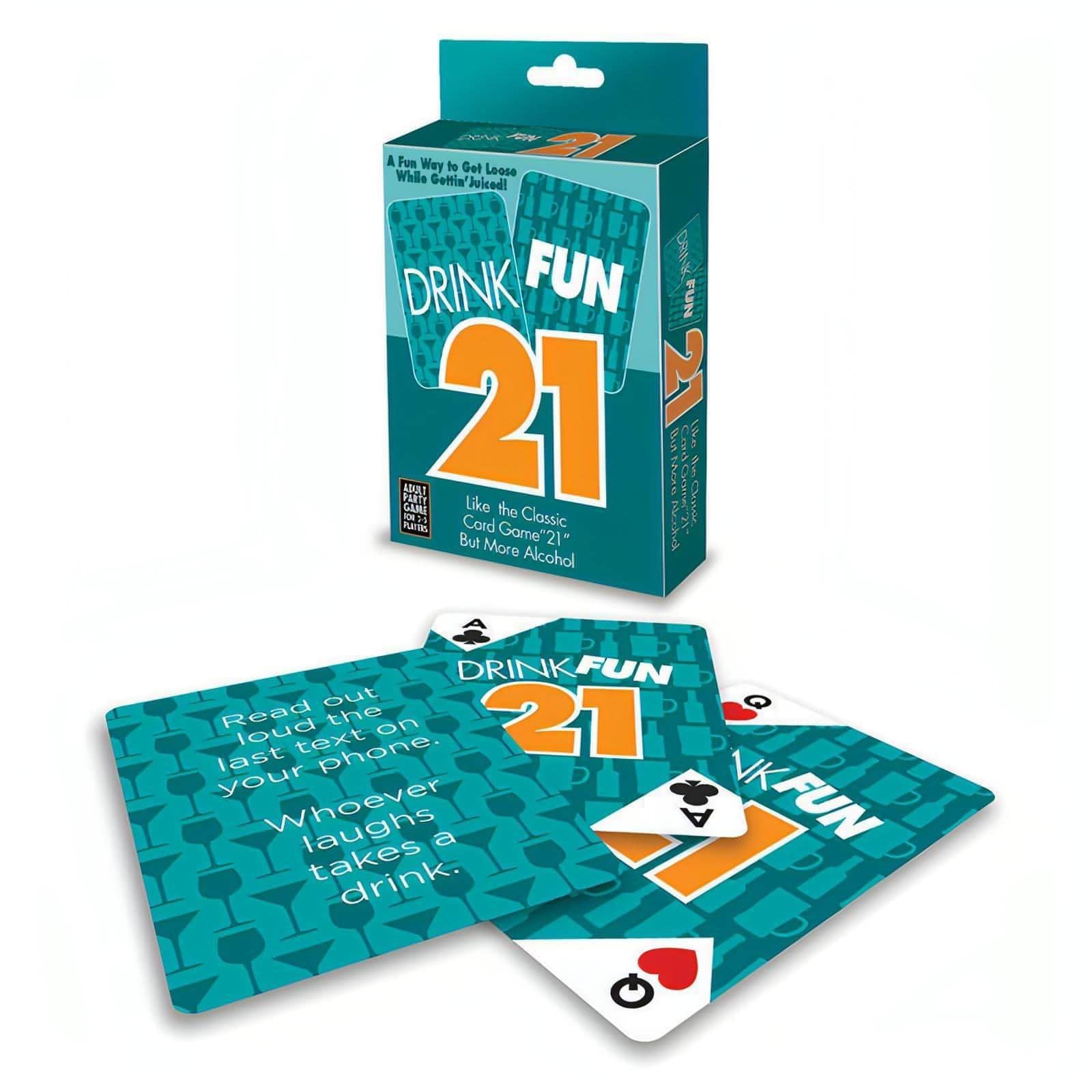 Drink Fun 21 - Adult Drinking Party Game - Btantalized.com.au
