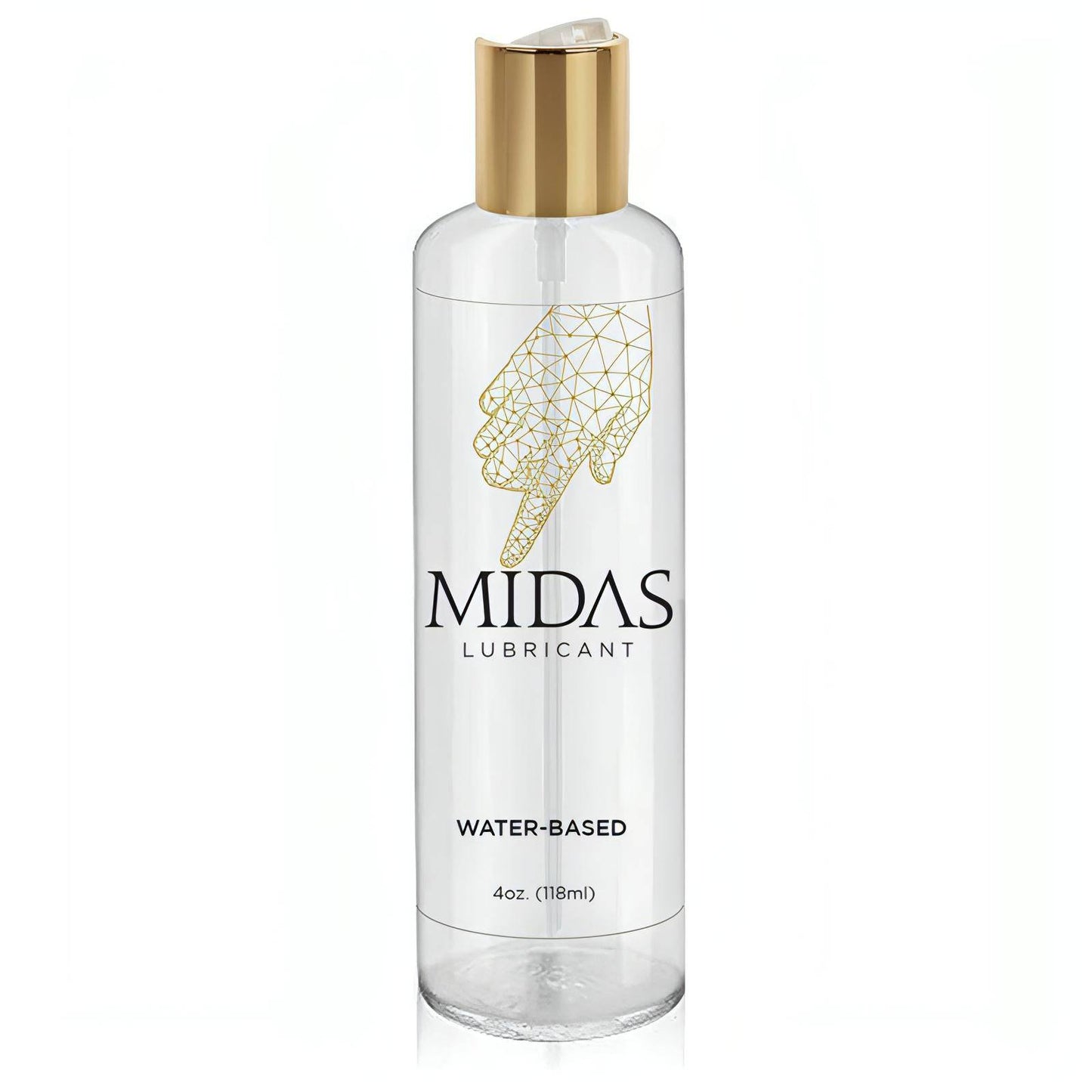 Midas Water Based Lube - Water Based Lubricant - 118 ml Bottle - Btantalized.com.au