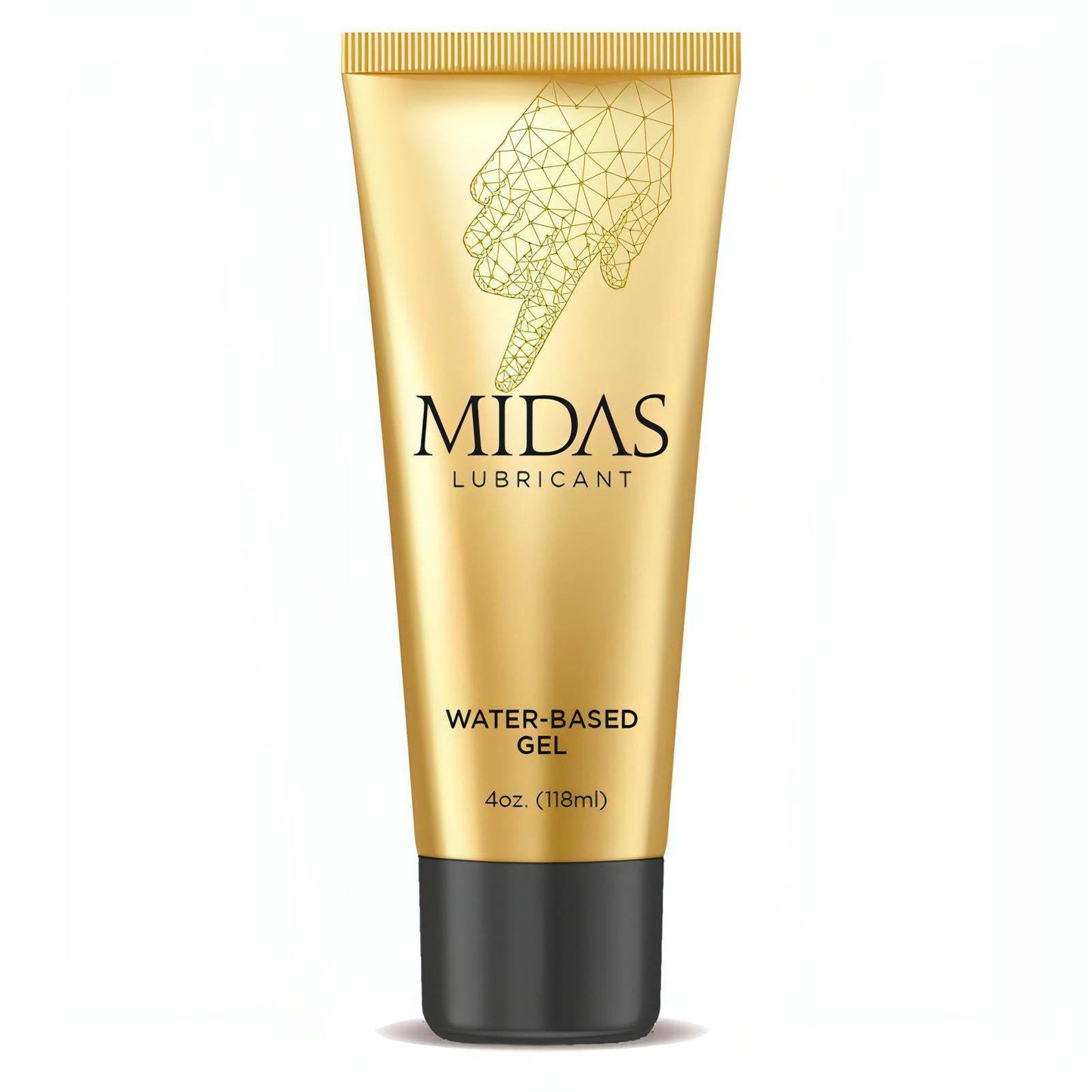 Midas Water Based Gel - Water Based Gel Lubricant - 118 ml Tube - Btantalized.com.au