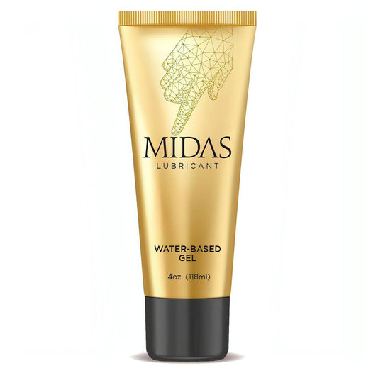 Midas Water Based Gel - Water Based Gel Lubricant - 118 ml Tube - Btantalized.com.au