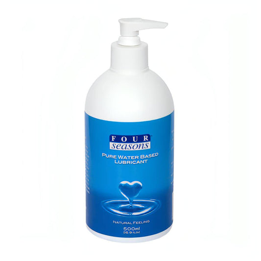 Four Seasons Personal Lubricant - Water Based Personal Lubricant - 500 ml Pump Pack Bottle - Btantalized.com.au