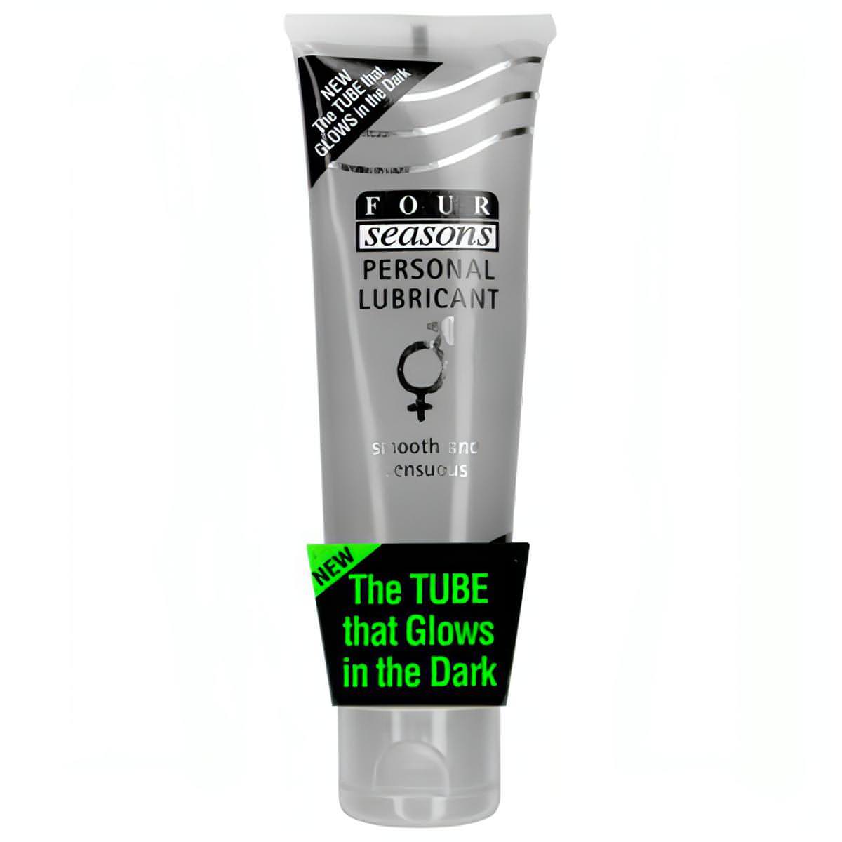 Four Seasons Glow In The Dark Lubricant - Glow N' Dark Personal Lubricant - 100 ml Tube - Btantalized.com.au