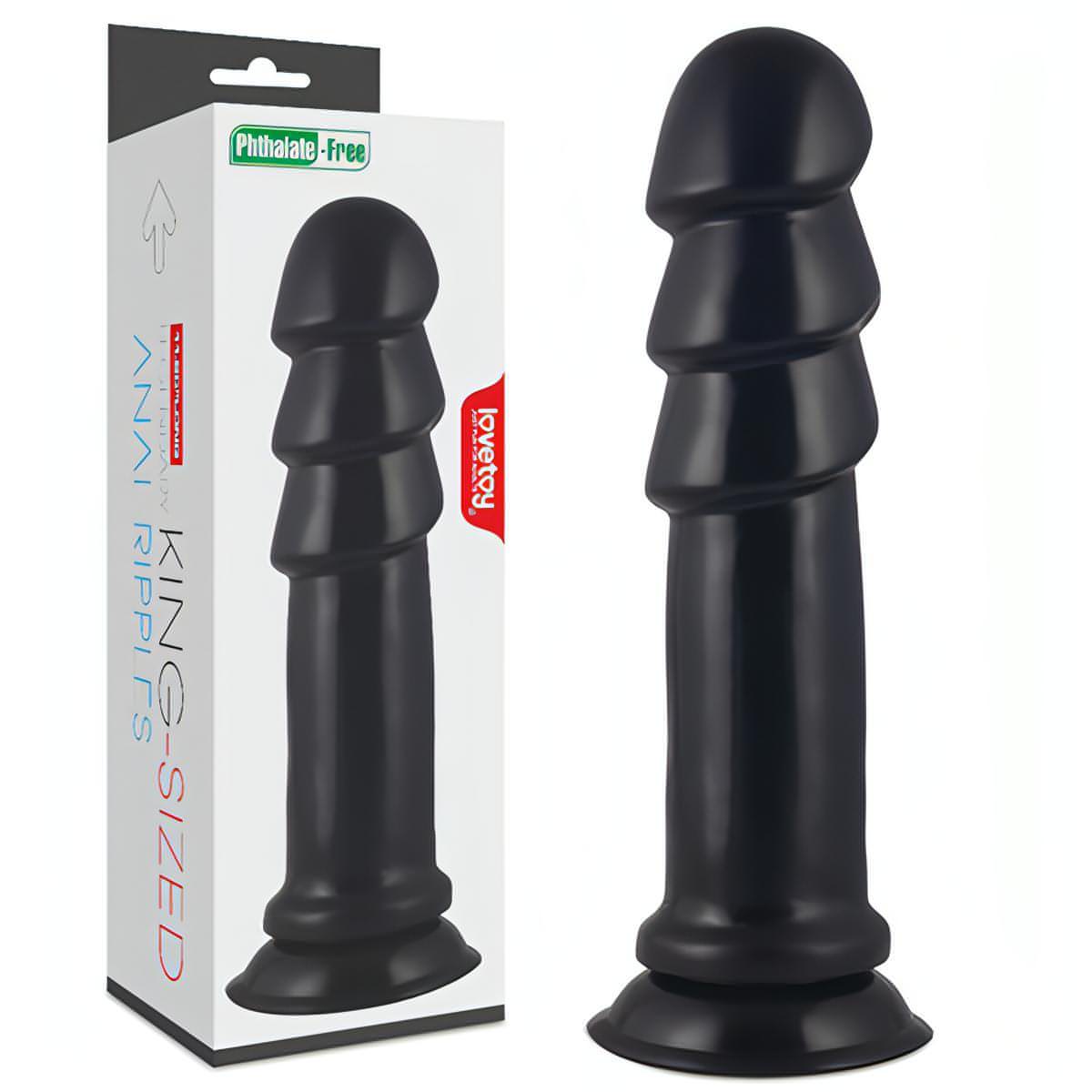 King Sized Anal Ripples -  28.5 cm (11.5'') Mega Anal Plug - Btantalized.com.au