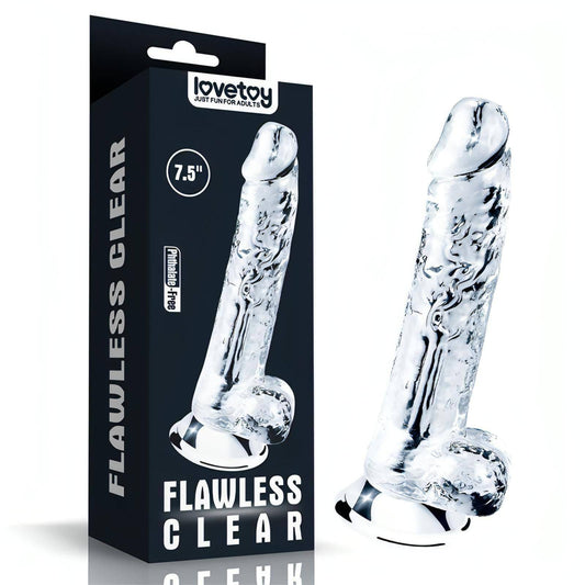 Flawless  Dildo 7.5'' -  19 cm Dong - Btantalized.com.au