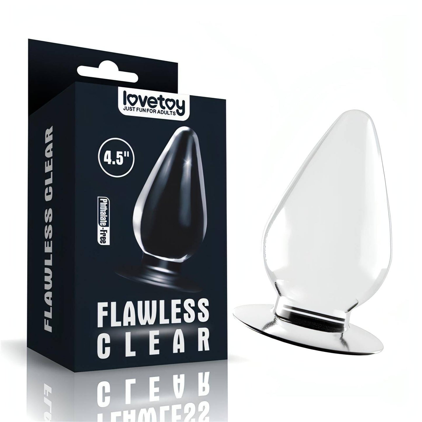 Flawless  Anal Plug 4.5'' -  11.5 cm Butt Plug - Btantalized.com.au