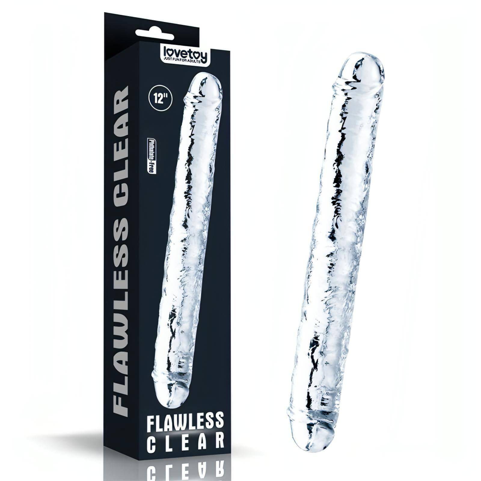 Flawless  Double Dildo 12'' -  30 cm Double Dong - Btantalized.com.au