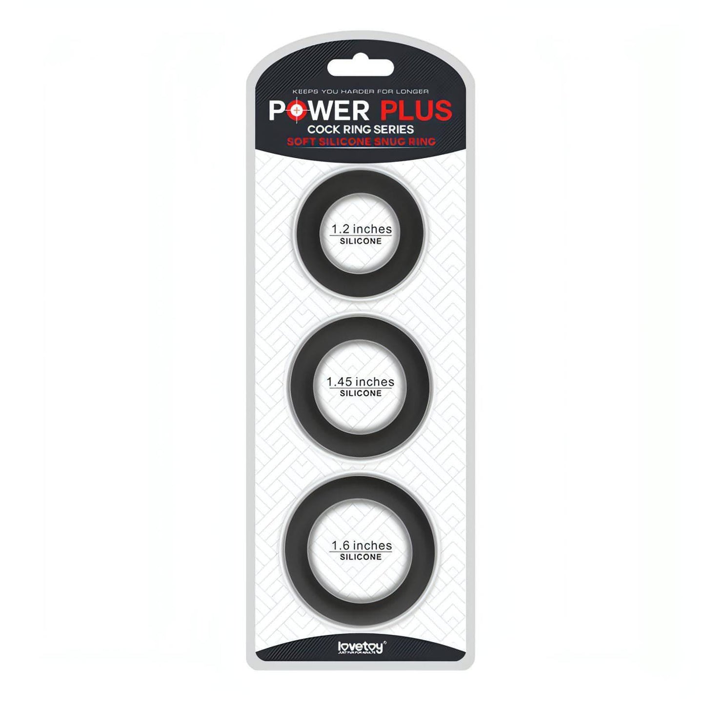 Power Plus Soft Silicone Snug Ring -  Cock Rings - Set of 3 Sizes - Btantalized.com.au