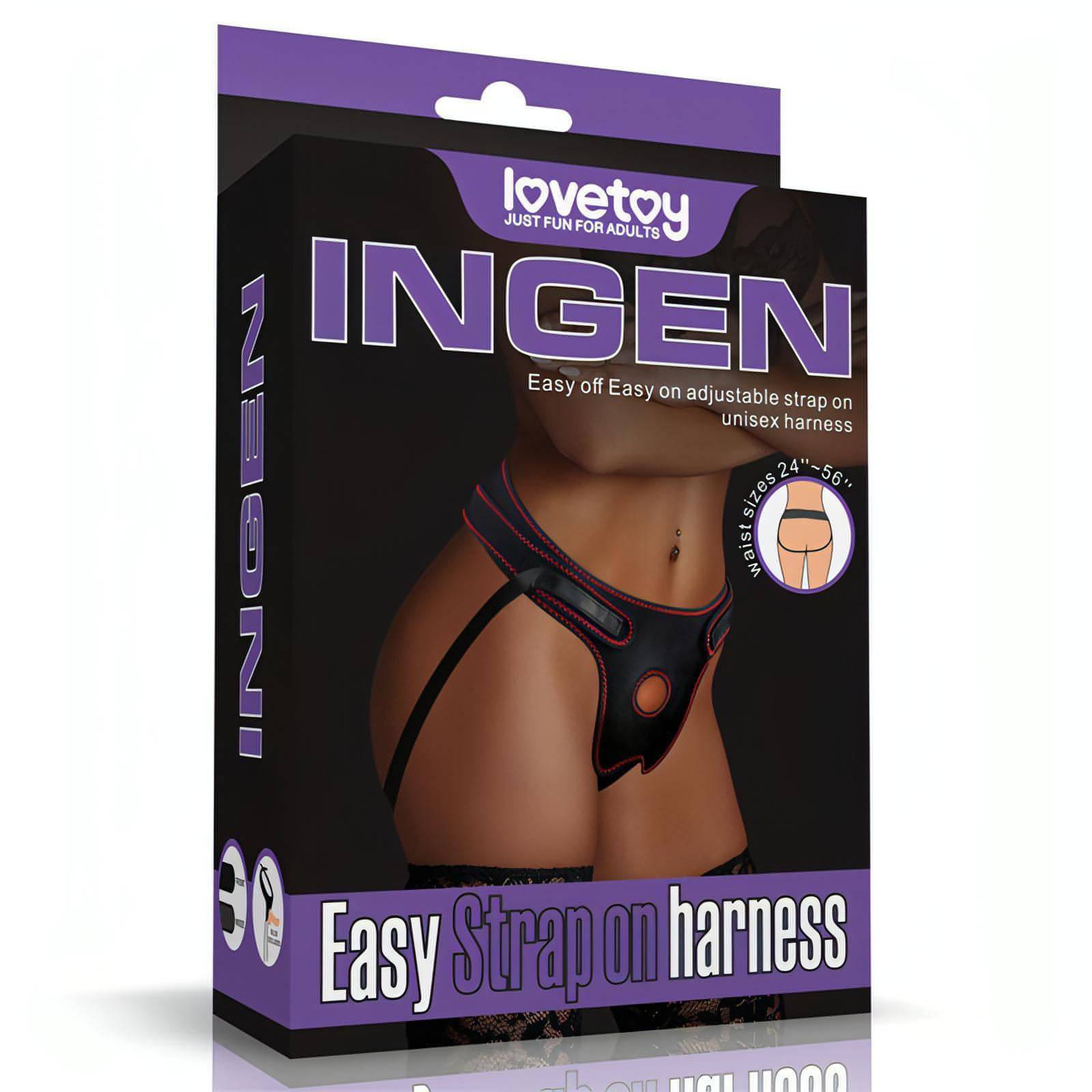 Ingen Easy Strap-On Harness -  Adjustable Strap-On Harness (No Probe Included) - Btantalized.com.au