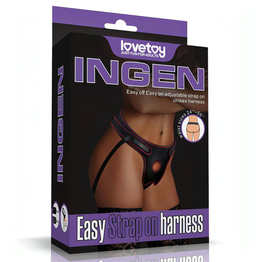 Ingen Easy Strap-On Harness -  Adjustable Strap-On Harness (No Probe Included) - Btantalized.com.au