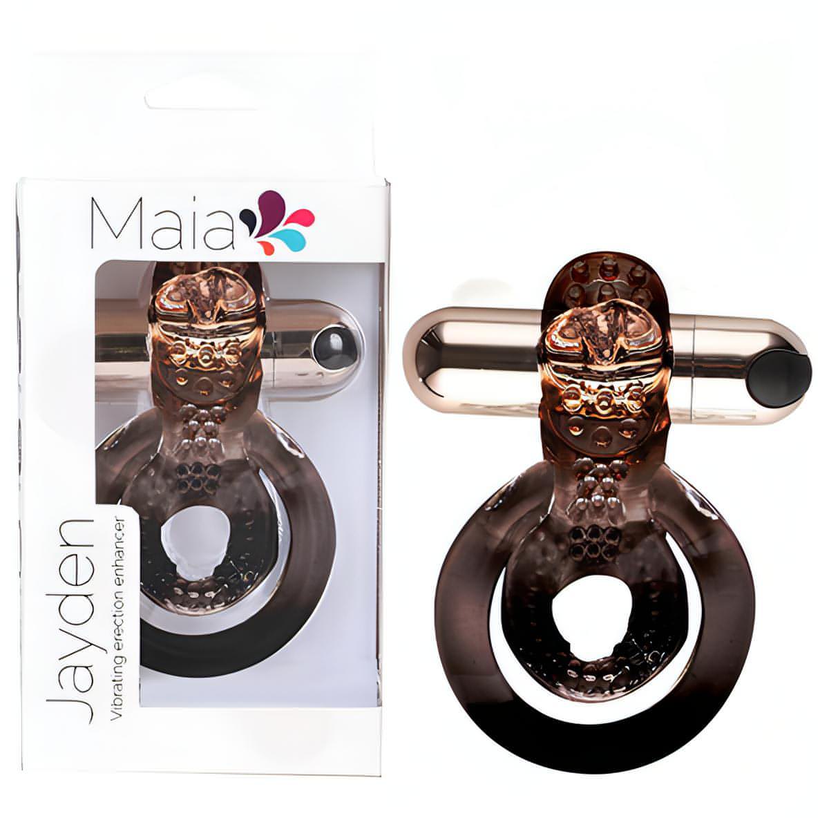 Maia Jayden -  USB Rechargeable Vibrating Cock & Ball Rings - Btantalized.com.au