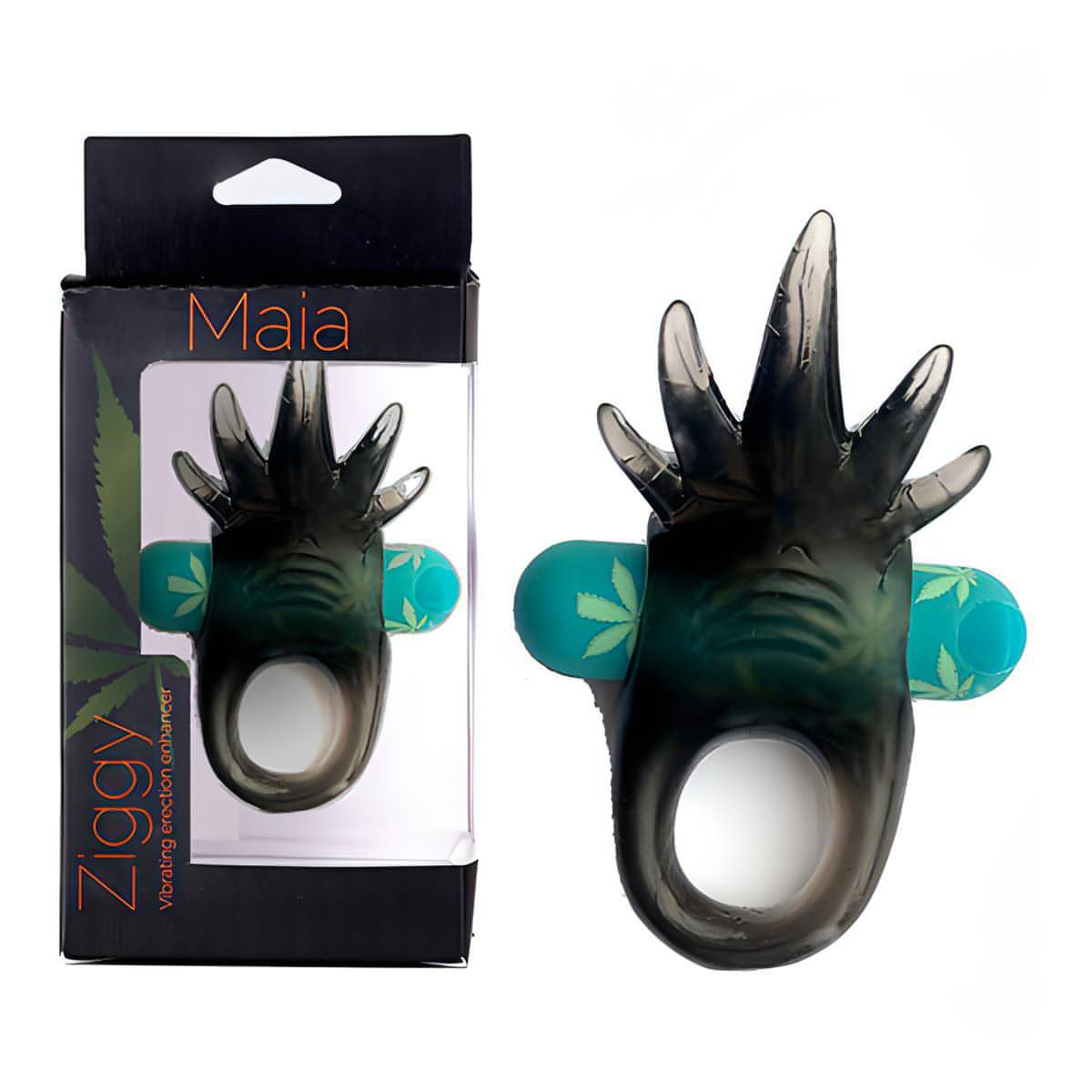 Maia Ziggy - Hemp  USB Rechargeable Vibrating Cock Ring - Btantalized.com.au