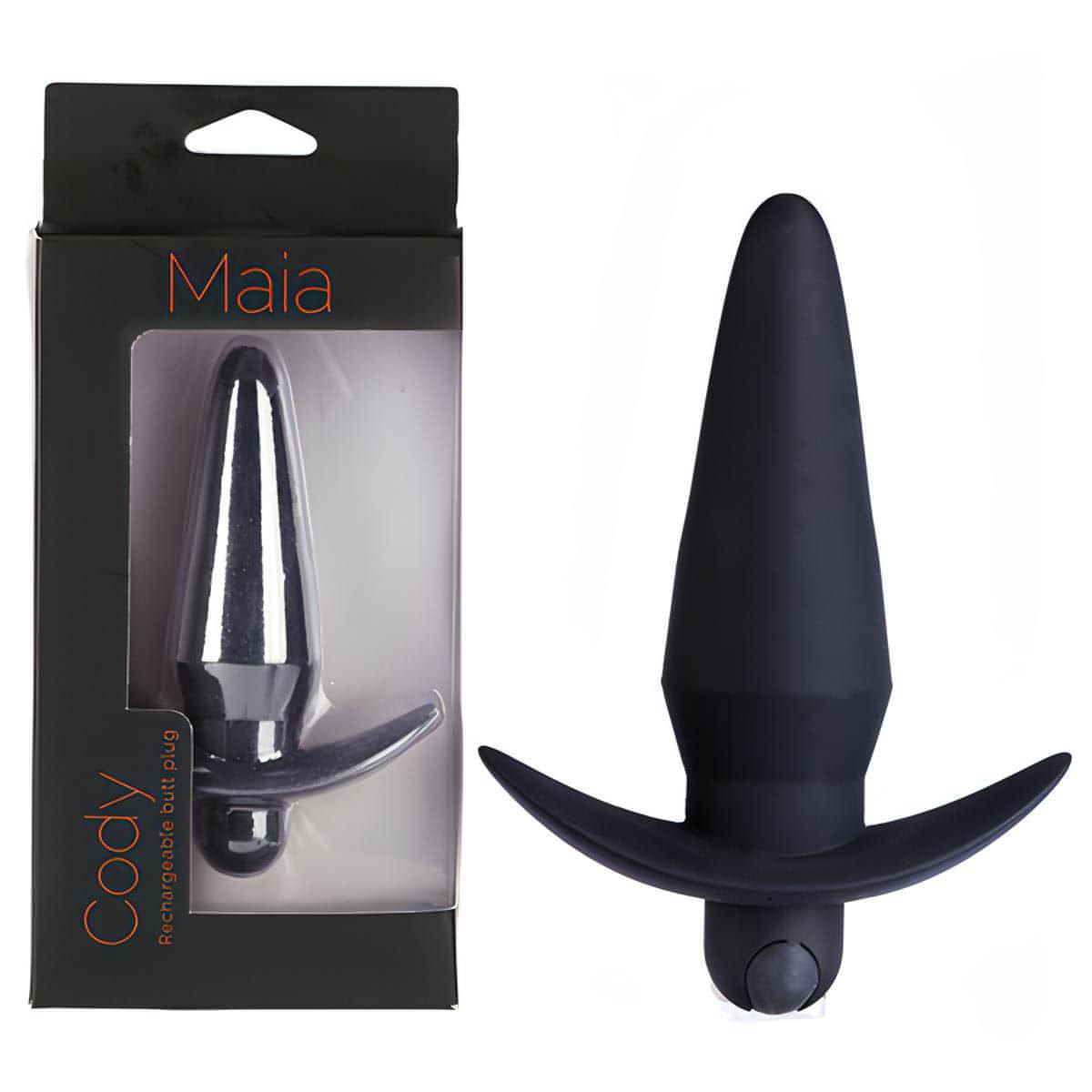 Maia Cody -  12.4 cm USB Rechargeable Butt Plug - Btantalized.com.au