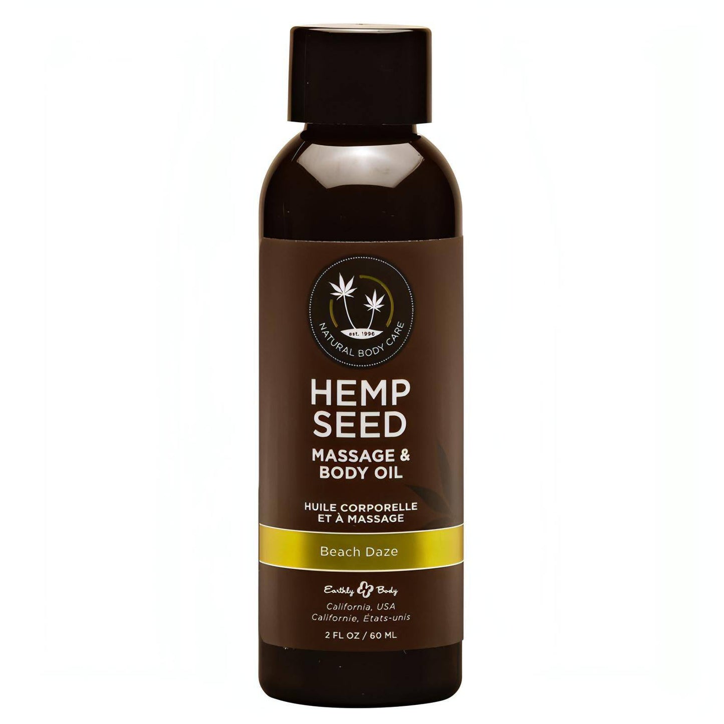Hemp Seed Massage & Body Oil - Beach Daze (Coconut & Pineapple) Scented - 59 ml Bottle - Btantalized.com.au
