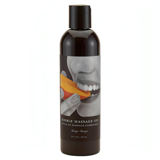 Edible Massage Oil - Mango Flavoured - 237 ml Bottle - Btantalized.com.au