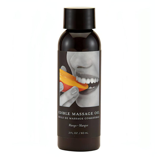 Edible Massage Oil - Mango Flavoured - 59 ml Bottle - Btantalized.com.au