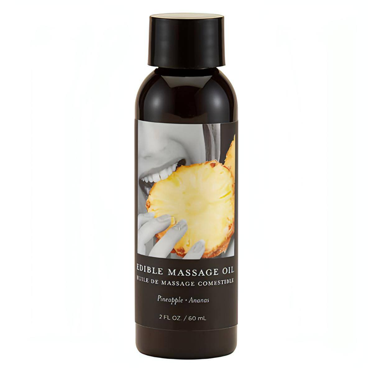 Edible Massage Oil - Pineapple Flavoured - 59 ml Bottle - Btantalized.com.au