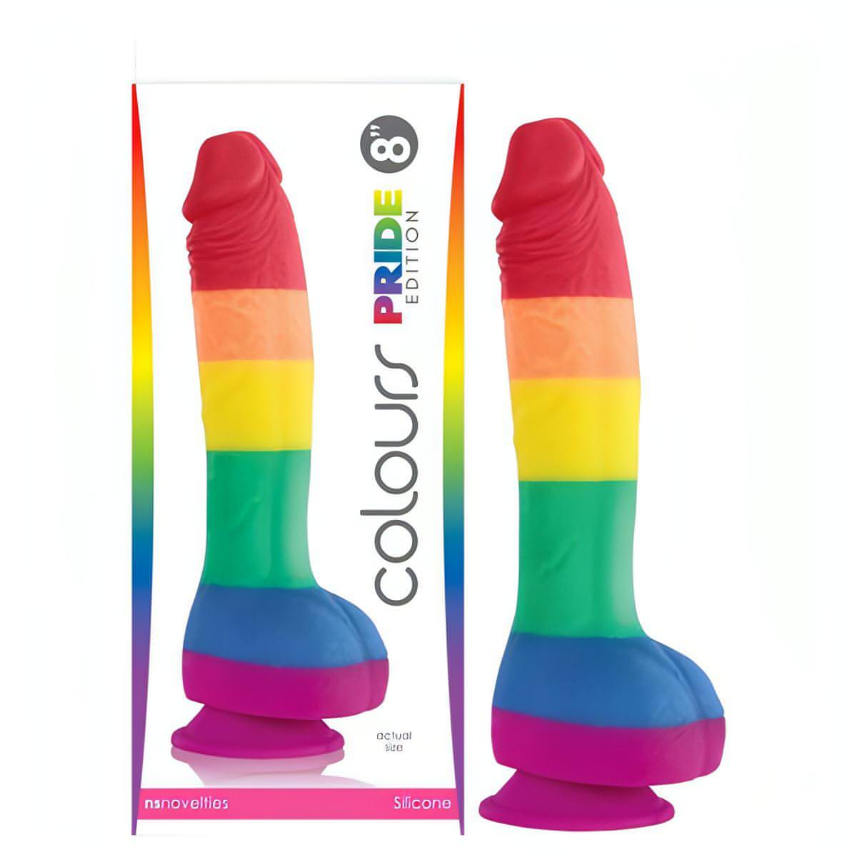 Colours Pride Edition - 8'' Dong - Rainbow 20.3 cm Dong - Btantalized.com.au