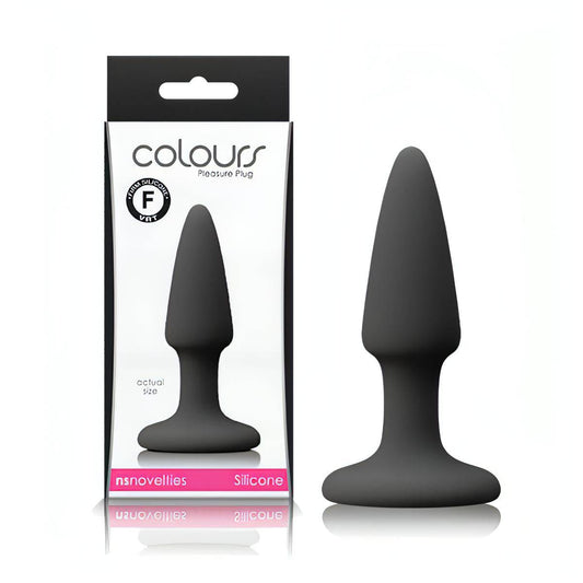 Colours Pleasures - Black Mini Butt Plug - Btantalized.com.au