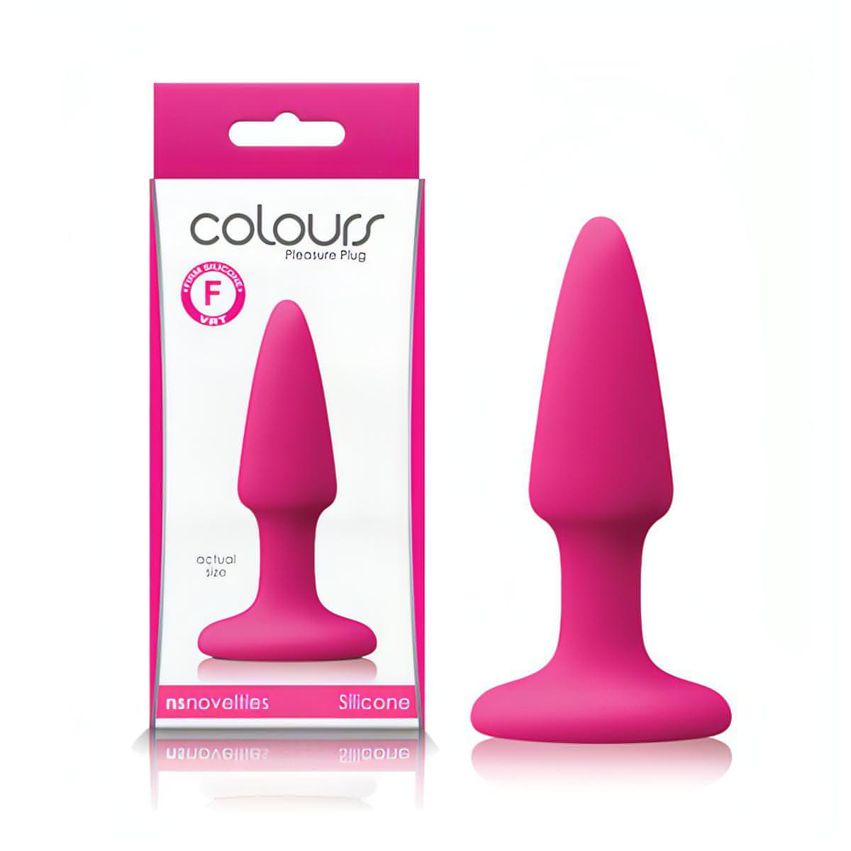 Colours Pleasures - Pink Mini Butt Plug - Btantalized.com.au